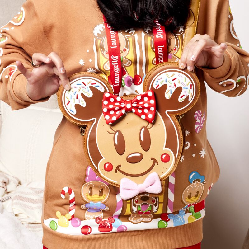 Loungefly Gingerbread 2021 store Minnie and Mickey backpack